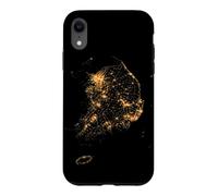 Corée du Sud Asie - Vue Satellite de Nuit de la Terre Depuis l'espace Coque pour iPhone XR