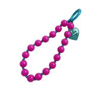 Corée du Sud Cœur Perles colorées Bracelets pour téléphone Bracelet de chaîne répétée pour téléphone Cordon Pendentif doux