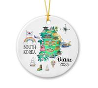 Corée du Sud Décoration De Noël A Suspendre Drôle Pendentif De Noël Mignon Ornement Suspendu pour Jardin Mariage Festival