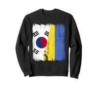 Corée du Sud Ukraine Demi Drapeau Corée du Sud Ukrainien Jersey Sweatshirt