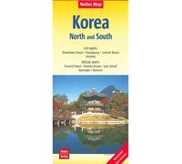 Coree - korea north and south 1/1500000 - Collectif - Nelles - broché - Atlas / carte