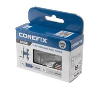 Corefix Spike Lot de 4 fixations robustes pour plaques de plâtre, kit de bricolage avec vis M5 x 60 mm, facile à installer sans perçage, ancrage mural pour cloison sèche, alternative à tous les types