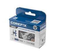 Corefix Spike Lot de 8 fixations robustes pour plaques de plâtre, kit de bricolage avec vis M5 x 40 mm, facile à installer sans perçage, ancrage pour cloison sèche, alternative aux chevilles murales
