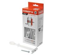 Corefix Strap - Chevilles À Bascule Pour Paroi Creuse, Lot De 8 (M5x40mm). Fixation Métallique Lourde Pour Placo, Mur Creux Et Parpaing. Installation Facile, Réglable Jusqu’à 35 mm.
