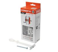 Corefix Strap - Chevilles À Bascule Pour Paroi Creuse, Lot De 8 (m5x60mm). Fixation Métallique Lourde Pour Placo, Mur Creux Et Parpaing. Installation Facile, Réglable Jusqu’à 35 Mm.