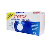 Corega Corega Polident Anti-Bacterien Et Anti-Tartre - 96 Comprimes