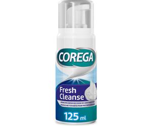 Corega Fresh Cleanse Mousse Nettoyage Anti-Bactérienne Prothèse Dentaire Flacon Pompe 125ml