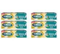 Corega Lot de 6 crèmes adhésives ultra fortes pour prothèses dentaires 40 ml