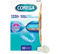 Corega Pro Appareils & Protège-Dents Tablettes Nettoyantes Pour Votre Prothèse Dentaire 30 Pièces