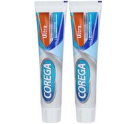 Corega Ultra Fresh Crème Adhesive 70 g crème adhésive 2x70
