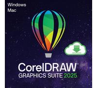 Corel CorelDRAW Graphics Suite 2025 Entreprise 1 licence(s) Electronic License Delivery (ELD) Tchèque, Allemand, Néerlandais, Anglais, Espagnol, Français, Italien, Polonais