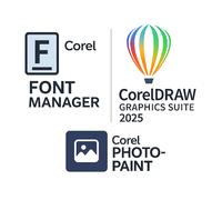 Coreldraw Graphics Suite 2025 Licence À Vie - Inclut Font Manger & Photo-Paint