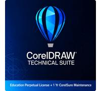 CorelDRAW Technical Suite 2026 Education Perpetual License + 1 Yr CorelSure Maintenance 1 - 4 Utilisateur(s) 1 An