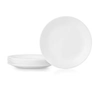 Corelle Lot de 8 assiettes plates, blanc givré d'hiver 1135857