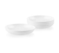 Corelle Versa Lot de 4 bols pour pâtes, salade et plus encore, service pour 4 personnes, durables et respectueux de l'environnement, 880,5 g, ensemble de bols compacts empilables, passe au micro-ondes