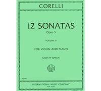 Corelli Arcangelo 12 Sonatas Op. 5 Volume 2 Nos 7-12 for Violin and Piano by Jensen International