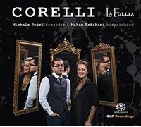 Corelli: La Follia by Michala Petri, Mahan Esfahani (2015-01-13)