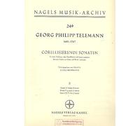 Corellisierende Sonaten f r 2 Violinen (Fl ten) und Basso continuo. Urtext der Telemann-Ausgabe. Heft 2