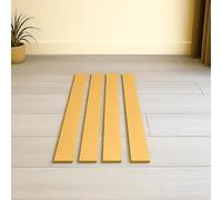 Coreme Pack 4 Lattes - Lattes de 560 x 53 mm - Multiplis Hêtre, Kit Réparation Lit, Compatible Sommier, Clic-Clac et BZ