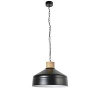 Corep Suspension métal et bois noir mat CLAYTON D45cm.