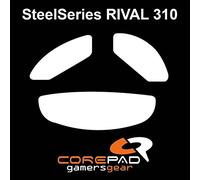Corepad Skatez Pro 117 pieds de souris de remplacement compatible avec SteelSeries Rival 310