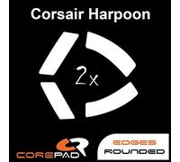 Corepad Skatez Pro 163 Pieds de Souris de Rechange compatibles avec Corsair Harpoon Wired/Harpoon Wireless Replacement Mouse Feet