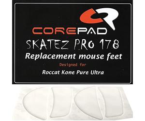 Corepad Skatez Pro 178 Pieds de Souris de Remplacement Compatible avec Roccat Kone Pure Ultra