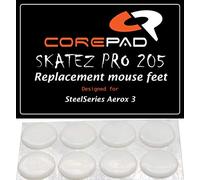 Corepad Skatez Pro 205 Pieds de Souris de Remplacement Compatible avec SteelSeries Aerox 3 Wired/SteelSeries Aerox 3 Wireless