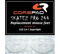 Corepad Skatez Pro 244 Pieds de Souris de Remplacement Compatibles avec LGG LA-1 Superlight