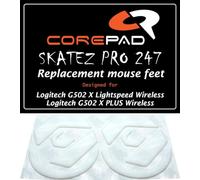 Corepad Skatez PRO 247 Pieds de Souris de Remplacement Compatibles avec Logitech G502 X Lightspeed/Logitech G502 X PLUS Wireless