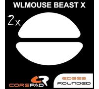 Corepad Skatez Pro 289 Pieds de Souris de Remplacement Compatibles avec Wlmouse Beast X Wireless