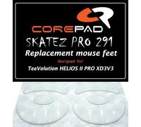 Corepad Skatez Pro 291 Pieds de Souris de Remplacement Compatibles avec Fantech TeeVolution Helios II Pro XD3V3 Wireless