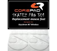 Corepad Skatez Pro 301 Pieds de Souris de Remplacement Compatibles avec Keychron M7 Wireless