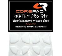 Corepad Skatez Pro 315 Pieds de Souris de Remplacement Compatibles avec WLmouse Sword X 8K Wireless