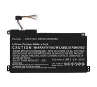 CoreParts Laptop Battery, 41.04Wh Li-Polymer 11.4V 3600mAh, 0B200-03680200 (Li-Polymer 11.4V 3600mAh, Black, 0B200-03680200 for ASUS VivoBook 14)