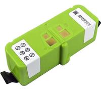 CoreParts Battery for iRobot Vacuum 57.6Wh 14.4V Li-ion 4000mAh, 2130LI, 4374392, 4376392, 4502233, (57.6Wh 14.4V Li-ion 4000mAh Green, Roomba 614, 615, 640, 652, 665, 670, 671, 675, 677, 680, 681, 685, 690)