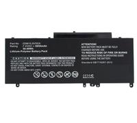 CoreParts Batterie MBXDE-BA0067 Li-polymère 6850 mAh 50.7 Wh noir pour Dell Latitude 3150/3160/E5250