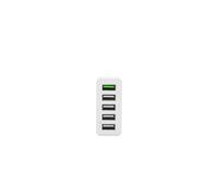 CoreParts Chargeur USB 6 Ports Noir - Alimentation Secteur de Qualité Premium avec Sécurité Certifiée