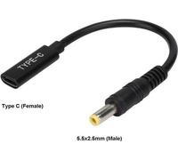 CoreParts Conversion Cable Convert USB-C to 5.5 * 2.5mm, USB-C to 5.5 * 2.5MM Adapter (Convert USB-C to 5.5 * 2.5mm Connects All Laptops/Monitors That Require 5.5 * 2.5mm to USB-C Chargers - Upto)