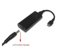CoreParts Conversion Cable for Dell Convert 4.5*3.0mm to USB-C, Connects all HP and Dell Laptop that require USB-C to 4.5*3.0mm Chargers