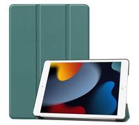CoreParts Cover for iPad 7/8 2019-2021 for iPad 7/8/9 (2019-2021) SPARES (for iPad 7/8/9 (2019-2021) 10.2inch Tri-Fold Caster Hard Shell Cover with Auto Wake Function - Dark Green)