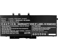 CoreParts Laptop Battery, 62.3Wh Li-Pol 7.6V 8200mAh, KCM82 for, KCM82 (7.6V 8200mAh, KCM82 for Latitude 14 5491, 15 5591, 5280, 5290, 5480, 5490, 5495, 5580, 5590, Precision)