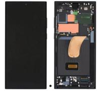 CoreParts LCD for Samsung Galaxy S23 Ultra OLED Screen and, GH82-31247A (Ultra OLED Screen and Digitizer with Frame Assembly - Without Logo - Black)