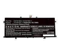 CoreParts Batterie PC AUZ425NB 65,79Wh Li‑Polymer 15,48V pour ASUS Deluxe 14S, UX425IA, X435EA