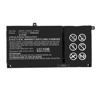 CoreParts Batterie PC portable DEN135NB - 38,81Wh Li-Polymer 11,25V 3450mAh pour Dell