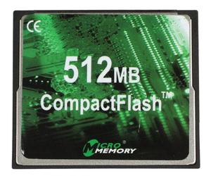 CoreParts MMCF/512 mémoire flash 0,5 Go CompactFlash