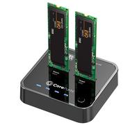 CoreParts MS-CLONER-SATA Station d'accueil de disques de stockage USB 3.2 Gen 2 (3.1 Gen 2) Type-C Noir