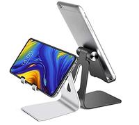 CoreParts Support métallique pour téléphone Portable Noir métallisé (Support Mobile métallique Noir/Argent/doré/Or Rose Disponible)