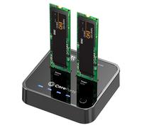 CoreParts MS-CLONER-SATA Station d'accueil de disques de stockage USB 3.2 Gen 2 (3.1 Gen 2) Type-C Noir