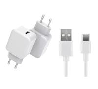 CoreParts USB Charger with 2meter USB-C Cable 12W 5V 2.4A Output:, USB-C Charger for Mobile Devices an (Cable 12W 5V 2.4A Output: Single USB-A)